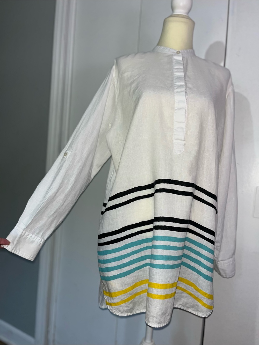 Ralph Lauren Black Label Linen Tunic Shirt